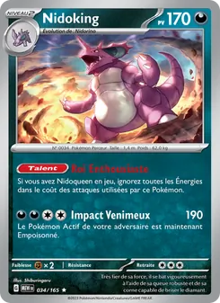 Carte Nidoking 034/165 – 151