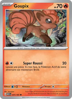 Carte Goupix 037/165 – 151