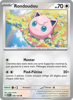 Carte Rondoudou 039/165 – 151