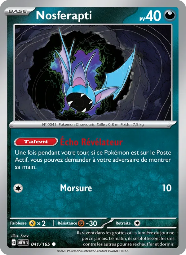 Carte Nosferapti 041/165 – 151
