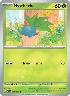Carte Mystherbe 043/165 – 151