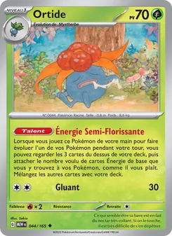Carte Ortide 044/165 – 151