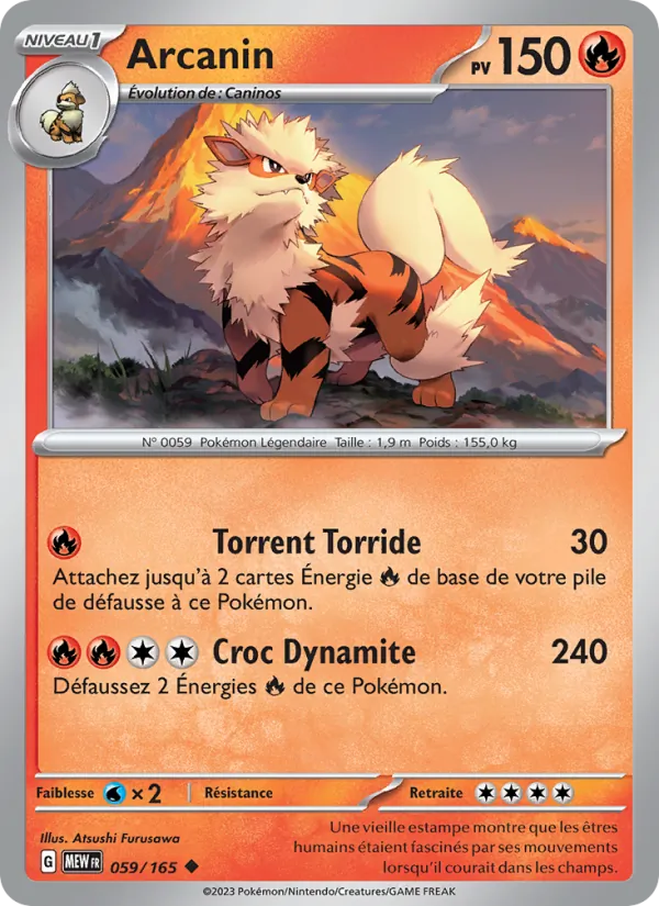 Carte Arcanin 059/165 – 151