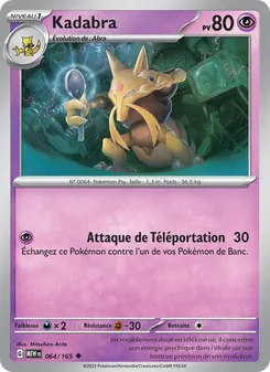 Carte Kadabra 064/165 – 151
