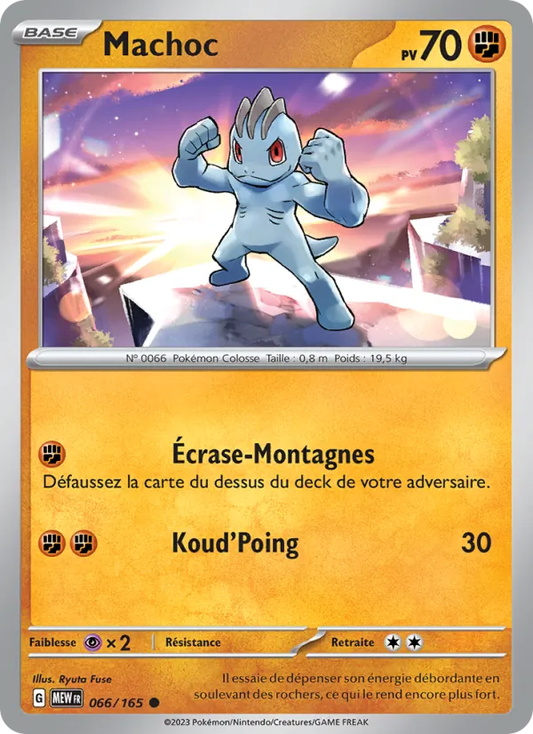 Carte Machoc 066/165 – 151