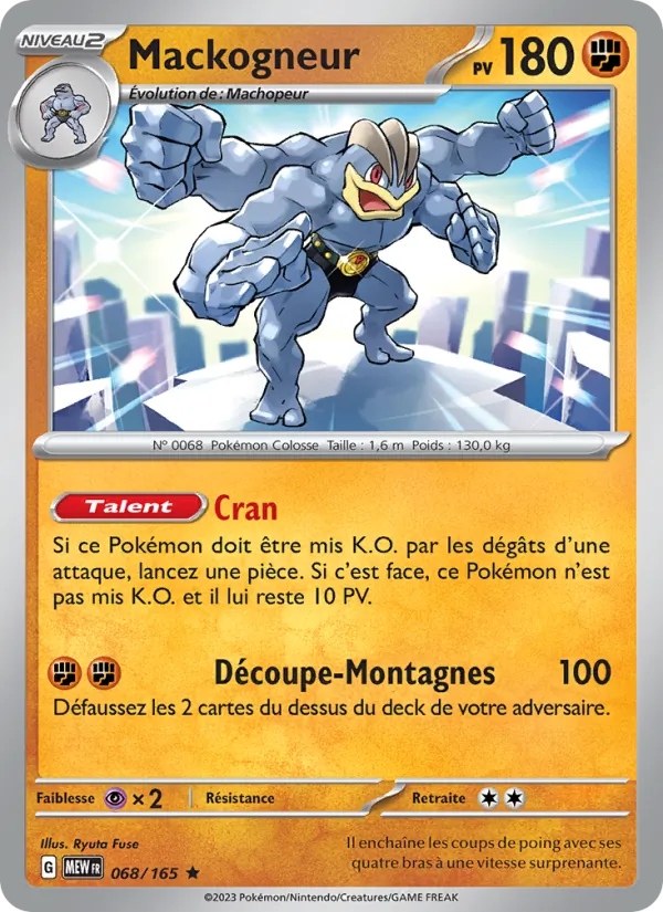 Carte Mackogneur 068/165 – 151