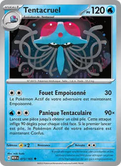 Carte Tentacruel 073/165 – 151