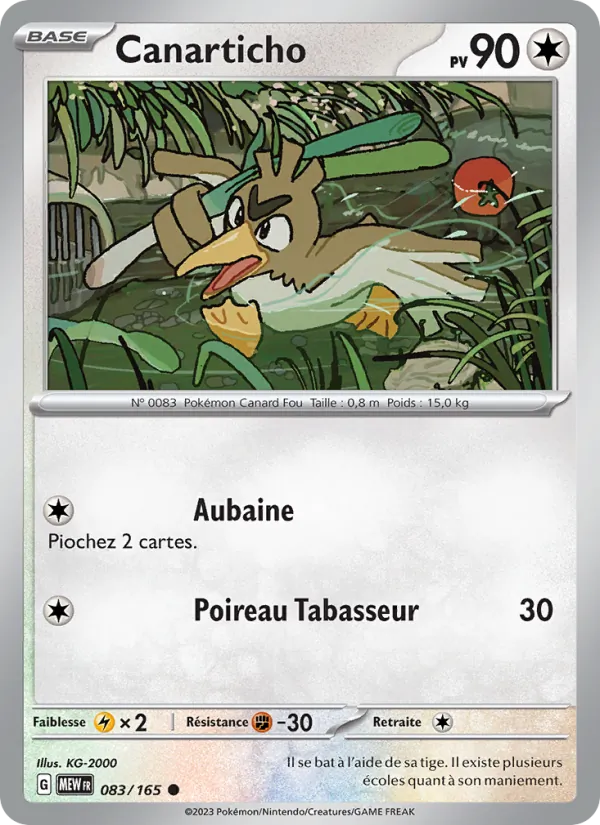 Carte Canarticho 083/165 – 151