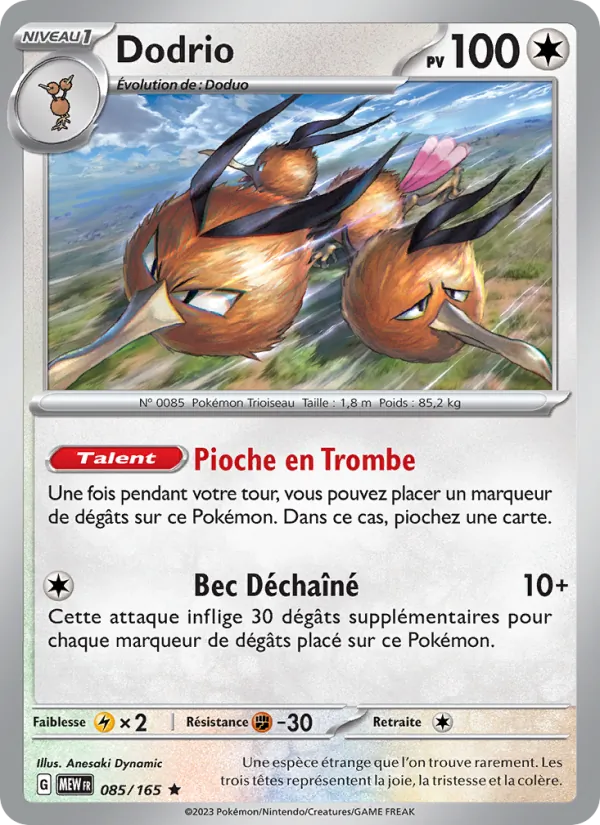 Carte Dodrio 085/165 – 151