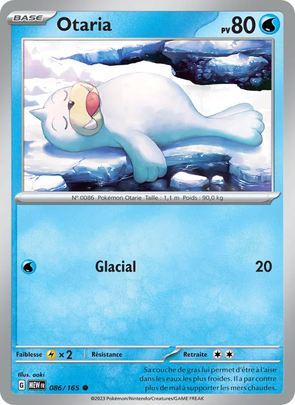Carte Otaria 086/165 – 151
