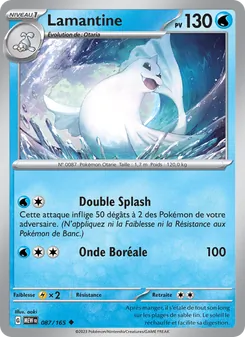 Carte Lamantine 087/165 – 151
