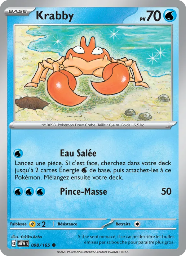 Carte Krabby 098/165 – 151