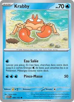 Carte Krabby 098/165 – 151