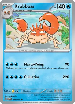 Carte Krabboss 099/165 – 151