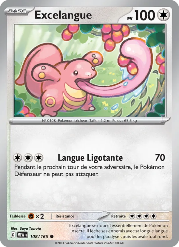 Carte Excelangue 108/165 – 151