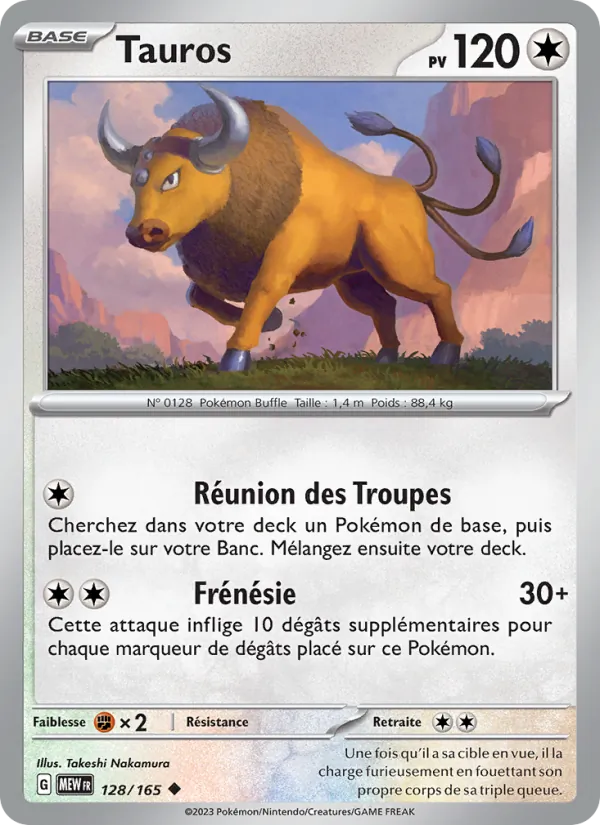Carte Tauros 128/165 – 151