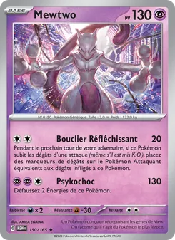 Carte Mewtwo 150/165 – 151