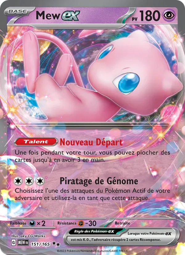 Carte Mew-ex 151/165 – 151