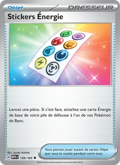 Carte Stickers Énergie 159/165 – 151