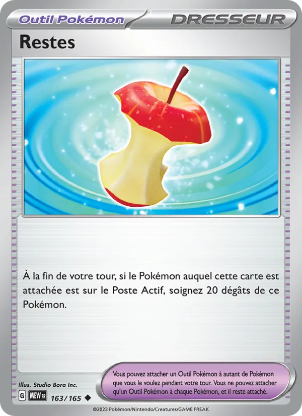 Carte Restes 163/165 – 151