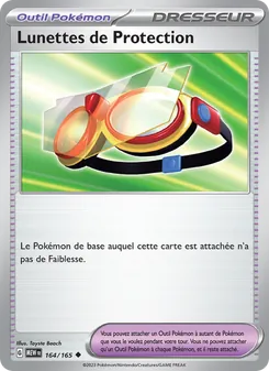 Carte Lunettes de Protection 164/165 – 151