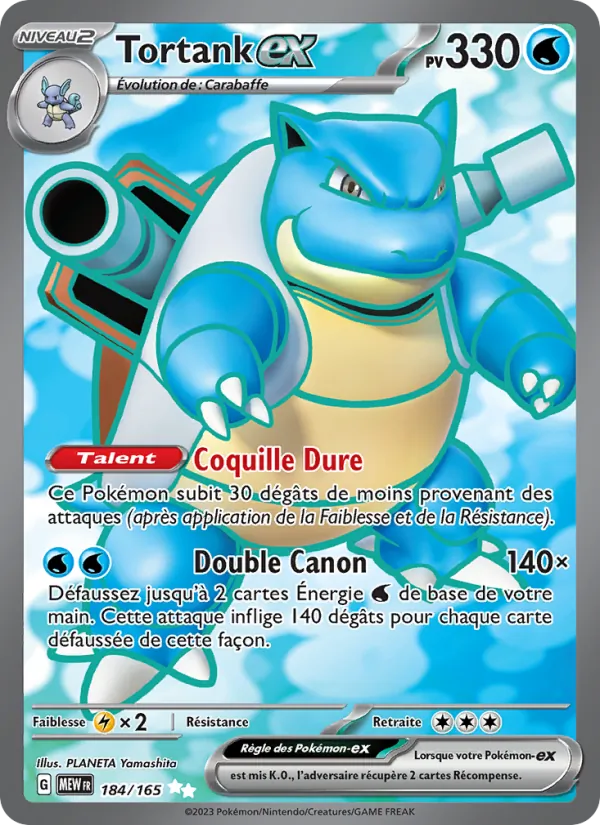 Carte Tortank-ex 184/165 – 151