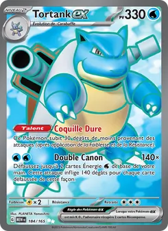Carte Tortank-ex 184/165 – 151
