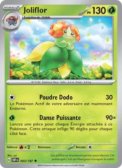 Carte Joliflor 003/197 – Flammes Obsidiennes