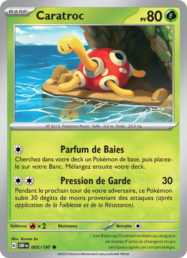 Carte Caratroc 005/197 – Flammes Obsidiennes