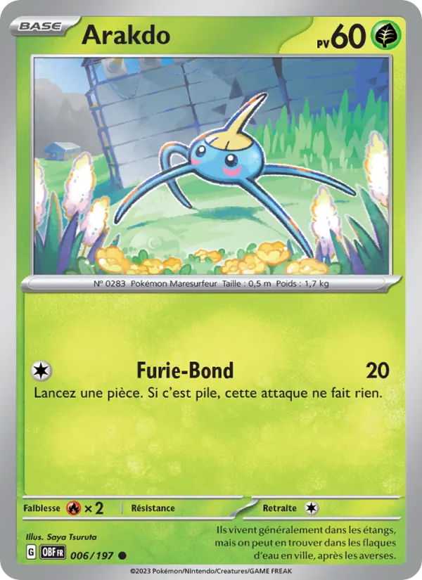 Carte Arakdo 006/197 – Flammes Obsidiennes
