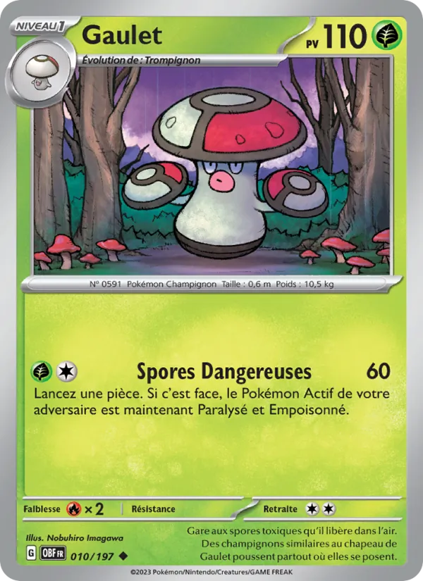 Carte Gaulet 010/197 – Flammes Obsidiennes
