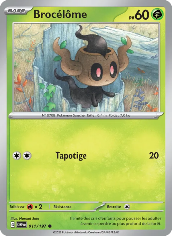Carte Brocélôme 011/197 – Flammes Obsidiennes