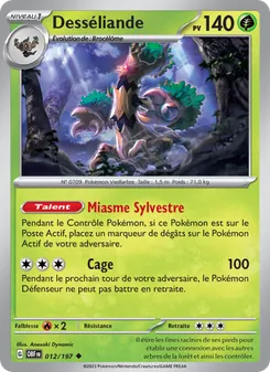 Carte Desséliande 012/197 – Flammes Obsidiennes
