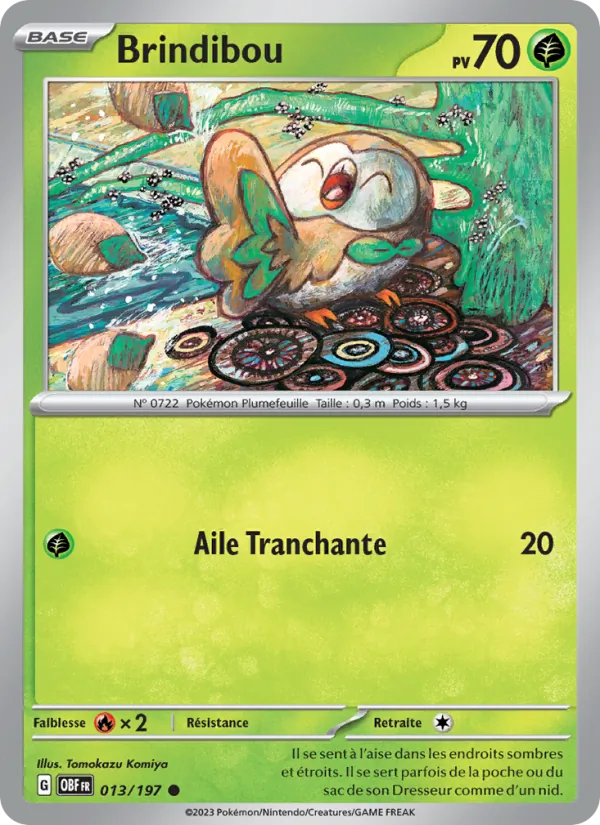 Carte Brindibou 013/197 – Flammes Obsidiennes