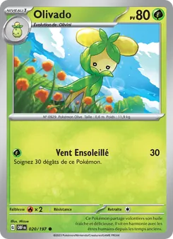 Carte Olivado 020/197 – Flammes Obsidiennes