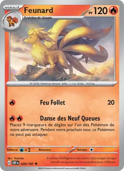 Carte Feunard 029/197 – Flammes Obsidiennes