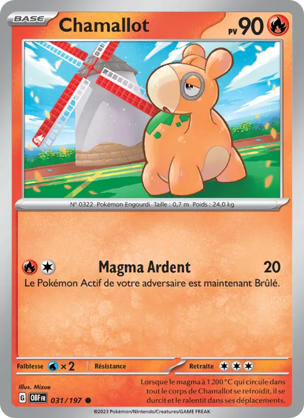 Carte Chamallot 031/197 – Flammes Obsidiennes