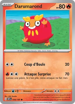 Carte Darumarond 034/197 – Flammes Obsidiennes