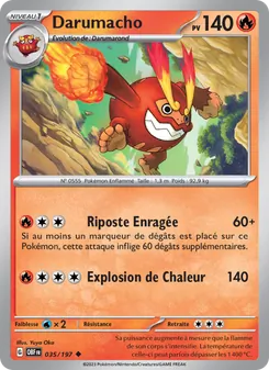 Carte Darumacho 035/197 – Flammes Obsidiennes