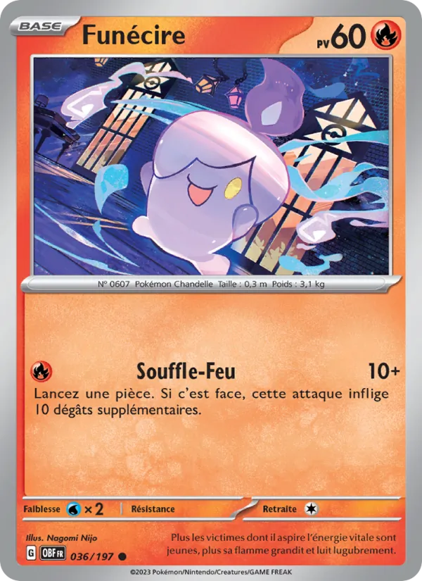 Carte Funécire 036/197 – Flammes Obsidiennes