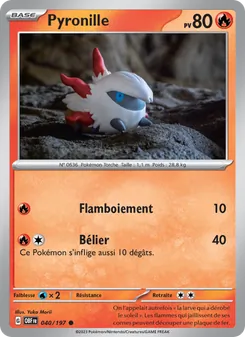 Carte Pyronille 040/197 – Flammes Obsidiennes