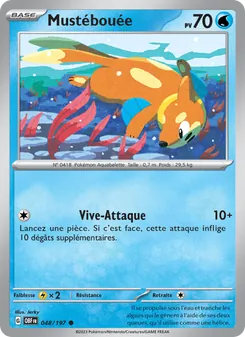 Carte Mustébouée 048/197 – Flammes Obsidiennes