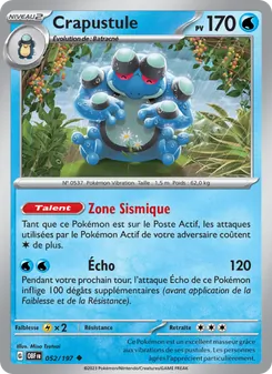 Carte Crapustule 052/197 – Flammes Obsidiennes