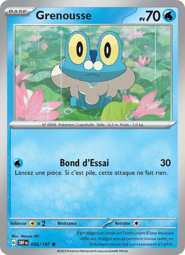 Carte Grenousse 056/197 – Flammes Obsidiennes