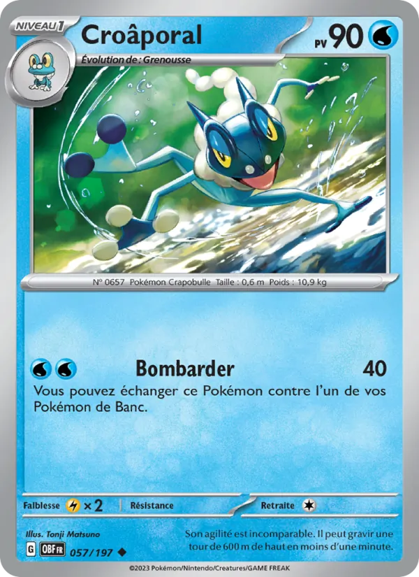 Carte Croâporal 057/197 – Flammes Obsidiennes
