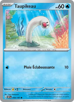 Carte Taupikeau 058/197 – Flammes Obsidiennes