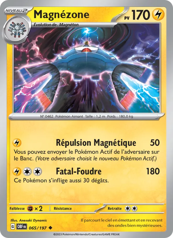 Carte Magnézone 065/197 – Flammes Obsidiennes