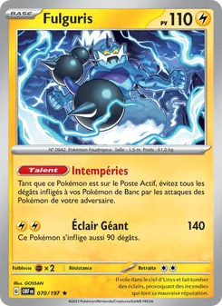 Carte Fulguris 070/197 – Flammes Obsidiennes