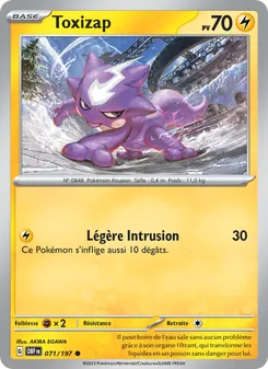 Carte Toxizap 071/197 – Flammes Obsidiennes