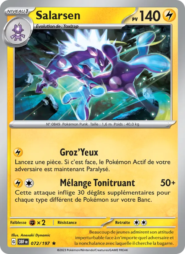 Carte Salarsen 072/197 – Flammes Obsidiennes